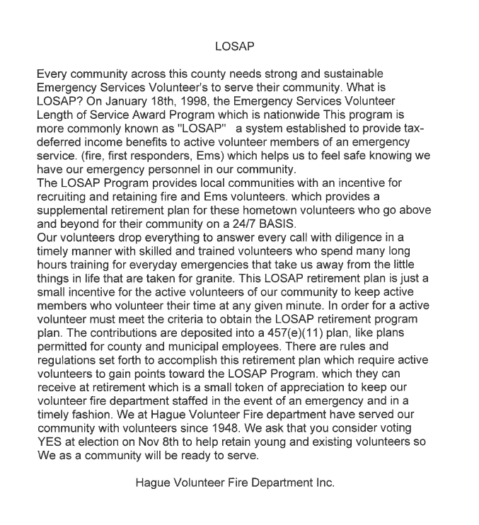 Losap information