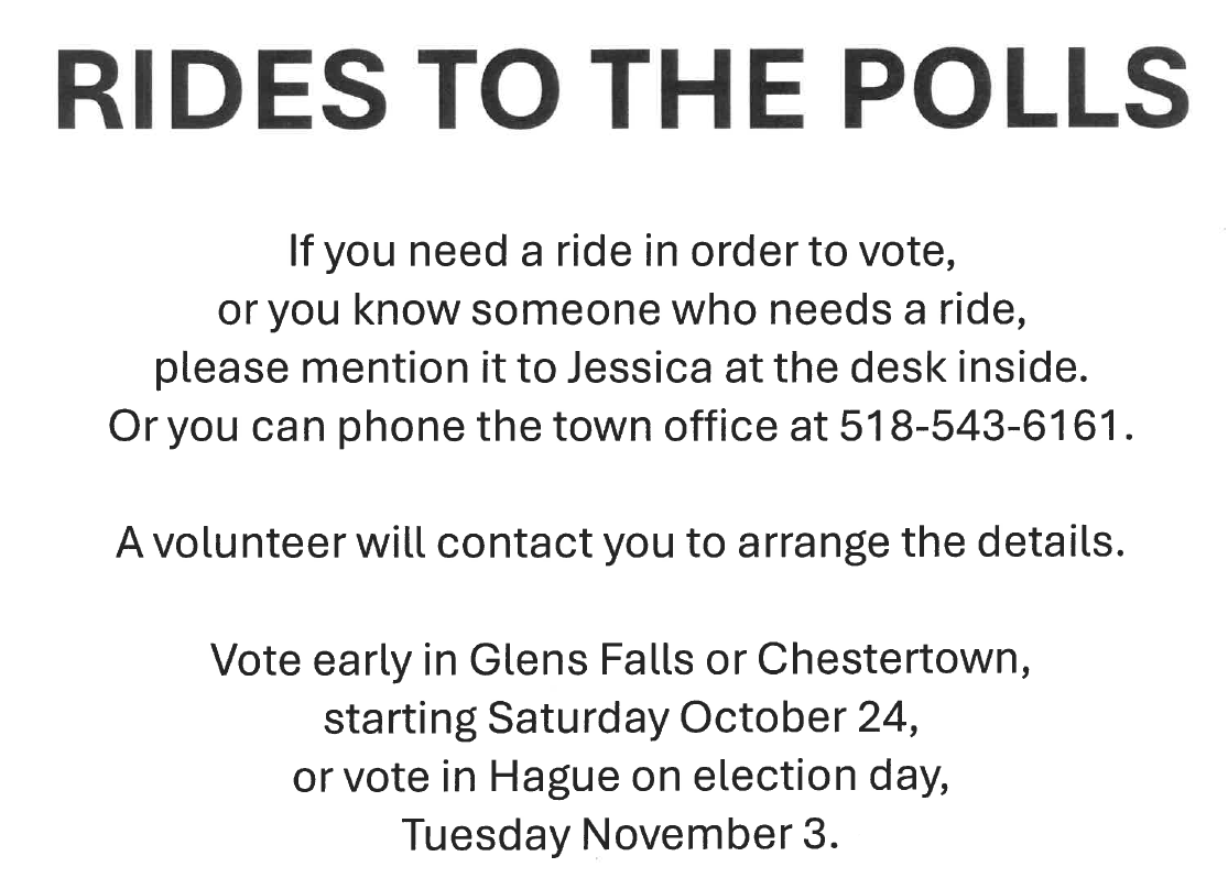 Ride to the Polls info